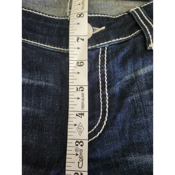 BKE Stella Bootcut Jeans Women's 29×31.5 factory distressing preppy rodeo - Picture 10 of 11